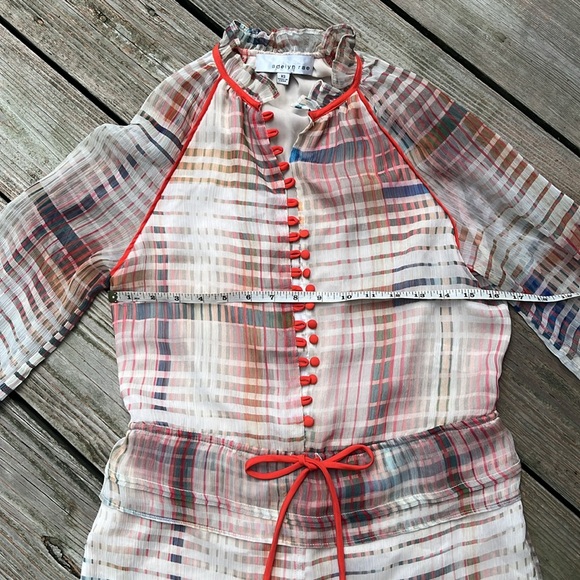 Adelyn Rae Anthropologie adorable plaid romper XS - Picture 6 of 10